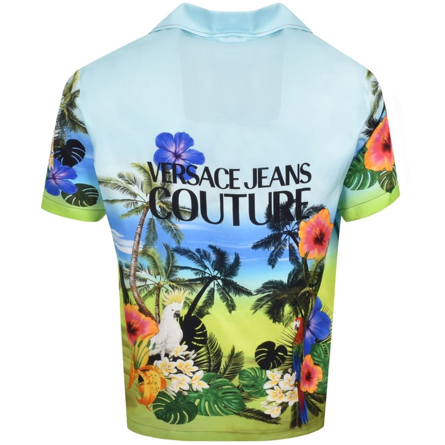 Alternative Image for ProductVersace Jeans Couture Short Sleeved Shirt Blue3